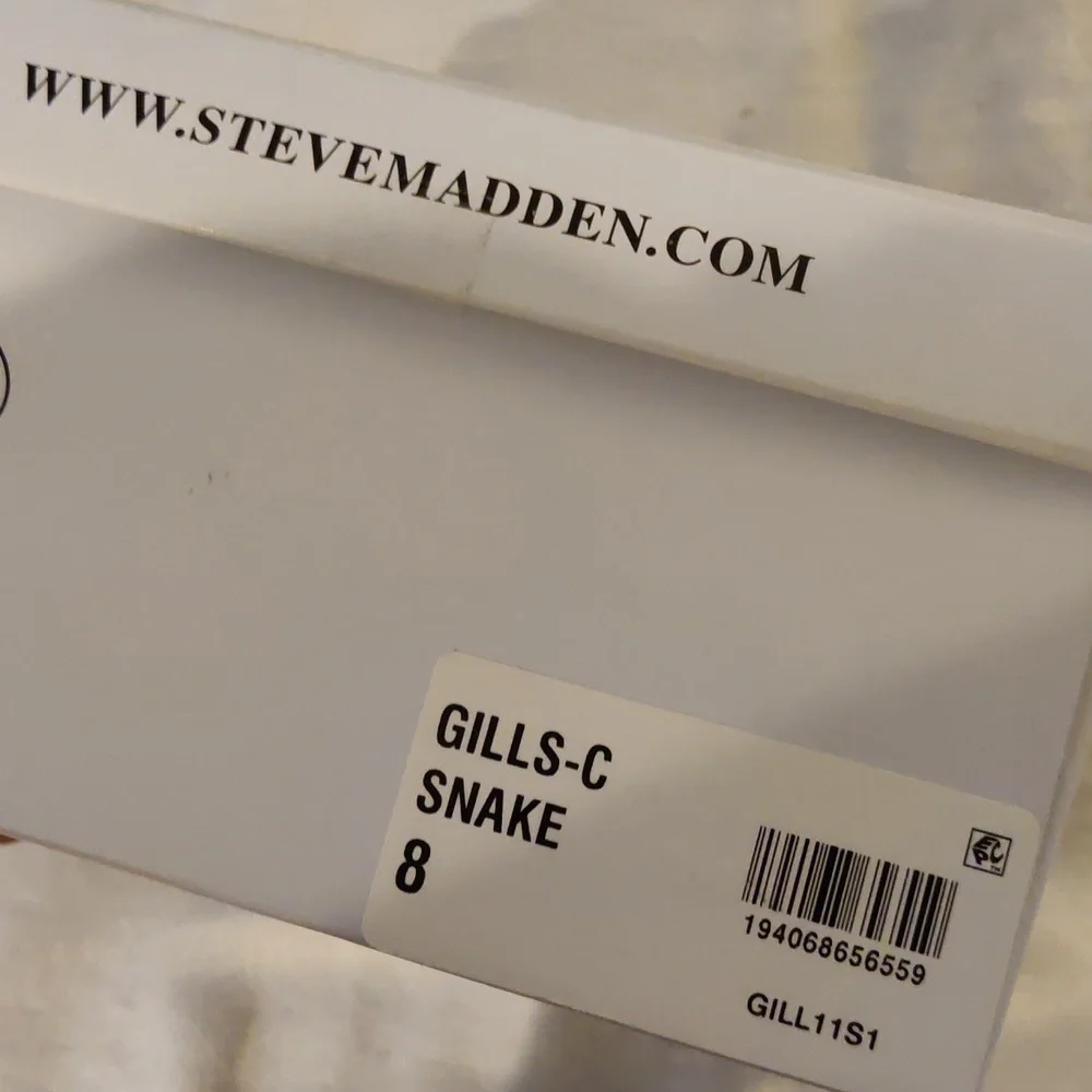 NEW Steve Madden Loafers Gills-C Snake Size 8 - Picture 6 of 6